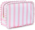 Ruffled Makeup Bag by EMBRUNIONCE