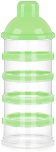 Accmor Formula Dispenser On The Go, 5 Compartments Stackable Formula Container by Accmor
