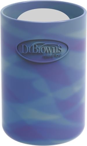 Dr. Brown's Options+ Narrow Glass Bottle Sleeve, 100% Silicone, Glow-in-the-Dark by DrBrowns