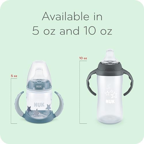 NUK Active Sippy Cup 10 oz 2 Pack 8+ Months Blue - Image 5