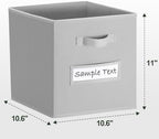 11x11 storage cube bins Foldable Fabric storage cubes - Image 2