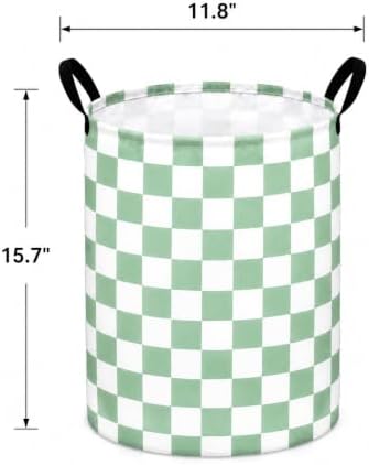 Sage Green Storage Basket Girls Storage Bins Baby Nursery Hamper - Image 3