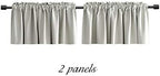 DONREN Light Gray Valance - Image 5