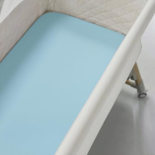 American Baby Company 100% Natural Cotton Fitted Cradle/Bassinet Sheet 36" x 18" - Image 5