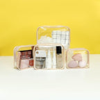 LETGO Clear Toiletry Bag, 4 Packs TSA Approved Water resistant Quart Size - Image 6