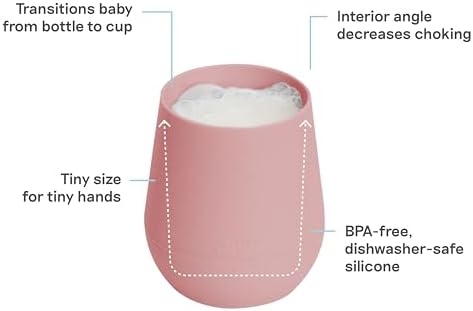 ezpz Tiny Cup - 4 months+ - 100% Silicone Training Cup - Image 2