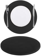SHACOS 100 PCS Round Paper Placemats 13 inch Disposable Paper Place Mats by SHACOS