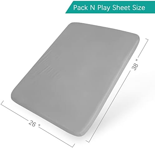 Pack and Play Sheets Waterproof 2 Pack - Image 5