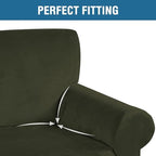H.VERSAILTEX Stretch Velvet Loveseat Covers - Image 4