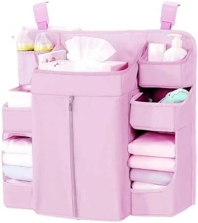 Diaper Organizer for Cribs And Changing Table, Hanging Diaper Caddy - Image 5