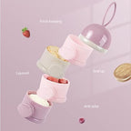 2 PCS Milk Powder Pots, Candy Storage Tank, Formula Dispenser Portable Milk - Image 4