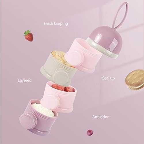 2 PCS Milk Powder Pots, Candy Storage Tank, Formula Dispenser Portable Milk - Image 4