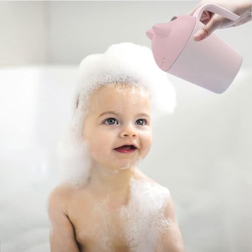 Control The Flow Baby Rinse Cup Cute Cartoon Cat Baby Rinser to Wash Hair and - Image 5