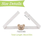 Cute Cartoon Animal Curtain Tiebacks 4Pcs Drape Rope Holdbacks - Image 2