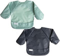 Tiny Twinkle Long Sleeve Bib for Babies & Toddlers | 2-Pack Waterproof Smock by TinyTwinkle