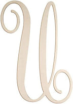 Cursive Wooden Letters U for Wall Decor Large Wood Monogram Letters 14 Inch by Focal20Craft