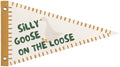 Silly Goose Felt Pennant Flag Playroom Banner Kids Nursery Wall Decor by Unknown