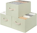 StorageWorks Closet Storage Bins, Light Green by StorageWorks
