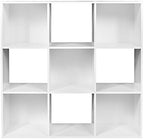 ClosetMaid 9 Cube Laminated Wood Reversible Stackable Open Bookcase Display - Image 3