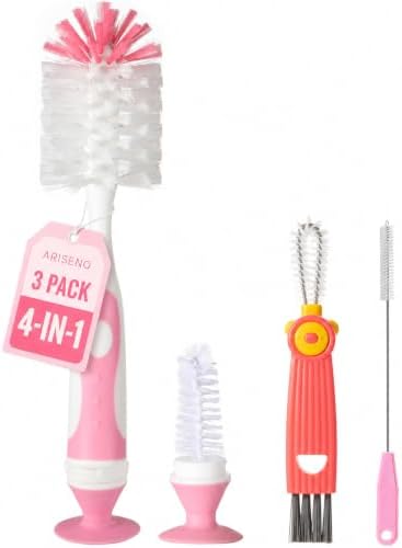 4-in-1 Baby Bottle Brush Set by ARISENODirect