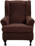 CRFATOP Wingback Chair Covers Wing Armchair Slipcovers by CRFATOP