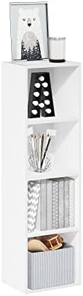 Furinno PASIR Book Shelf, 4-Tier Modern Bookshelf, Open Shelves Bookcase 9 x 12 by Furinno-FitsYourSpaceFitsYourBudget
