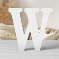 8 Inch White Wood Letters Unfinished Wood Letters by ZARUATU