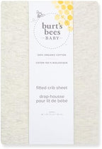 Burt's Bees Baby Organic Cotton Fitted Crib Sheet, Unisex Baby Beddings - Image 2