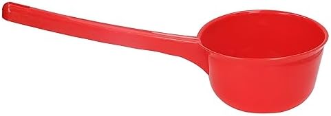 Scoop for Bath Red Plastic Ladle - Image 3
