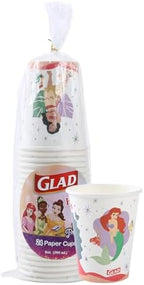 Glad for Kids Disney Princess Paper Cups, 9 Oz by GladTrashFoodStorage