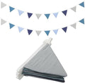 Oudain 2 Pcs Pennant Banner Flags Nursery Garland Triangle, Bright Color by Oudain