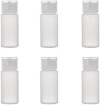 ALINK Travel Size Plastic Empty Toiletry Bottles, 30ml Pack of 6 Liquid by ALINK