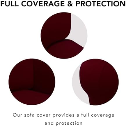 PureFit Stretch Oversized Loveseat Covers Couch Covers - Image 4