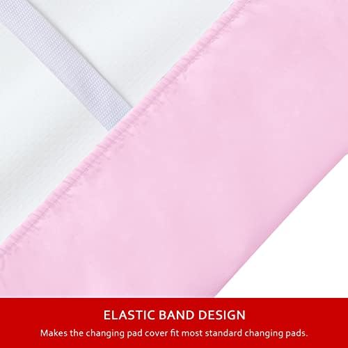 Changing Pad Cover for Girls 2 Pack, Lovely Print Soft Diaper Change Table - Image 4