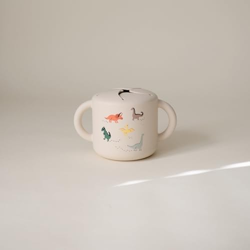 mushie Silicone Snack Cup | Spill Proof Food Container - Image 4