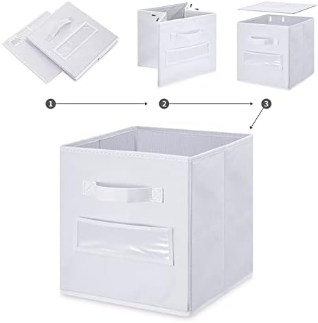 Fabric storage cubes 11 Inch Cube Storage Bin, cube storage - Image 4