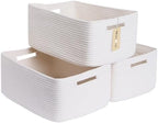 MiniArk Large Storage Baskets for Shelves, Baby Nursery, Toy Baskets Box by MiniArkStorageBasketsHome