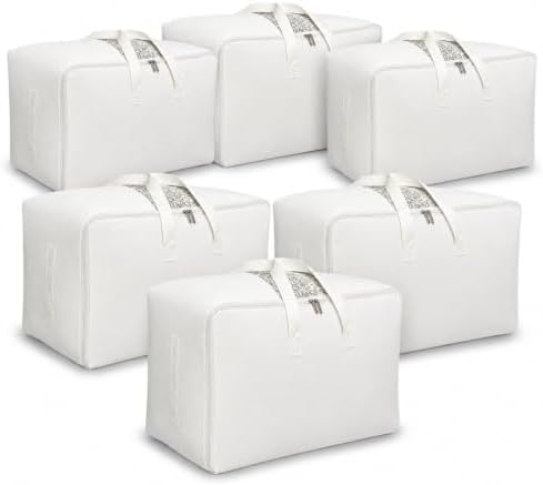 DoYiKe Soft Large Canvas Comforter Storage Bags by DoYiKe