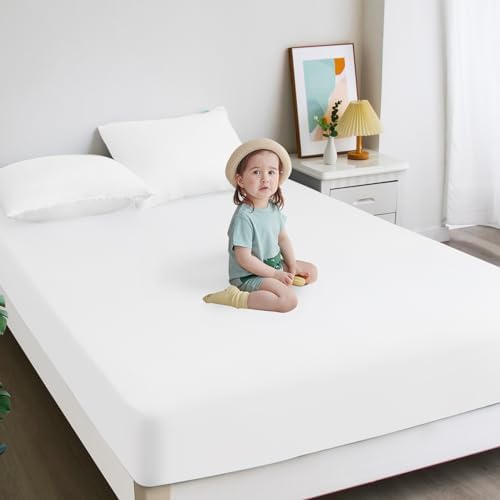 2 Pack Twin Mattress Protector Waterproof Fitted - Image 7