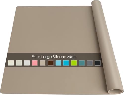Extra Large Silicone Mat, Kitchen Counter Mat Placemats by QPIXDIGITAL