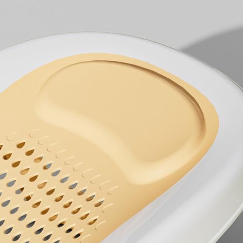 Infant Bath Basin Strong Suction Foldable Quick Drying Bath Rack Ergonomic - Image 3