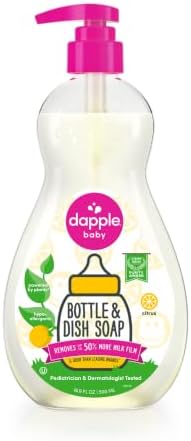 Dapple Baby - Fresh Citrus Baby Bottle & Dish Soap - 16.9 fl oz by DappleBaby