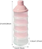 2 PCS 5 Layers Baby Milk Powder Dispenser, Milk Powder Pots, Formula Dispenser - Image 2