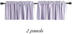 DONREN Lavender Light Purple Valances - Image 4