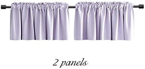 DONREN Lavender Light Purple Valances - Image 4