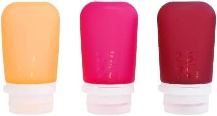 humangear GoToob+ 3-Pack, Burgundy/Orange/Magenta by humangear