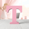 6 Inch Pink Wood Letters Unfinished Wood Letters by ZARUATU