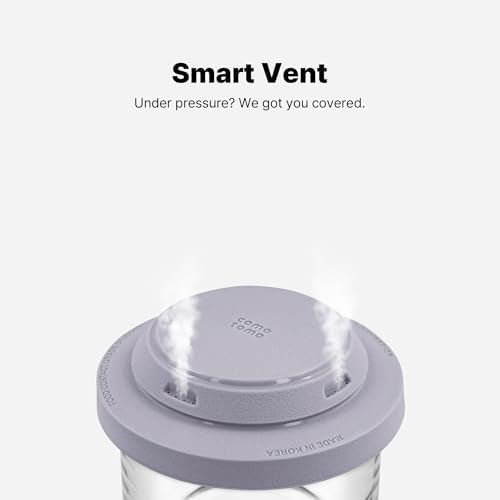 Comotomo Glass Baby Food Storage Containers, 4 oz Jars - Image 4