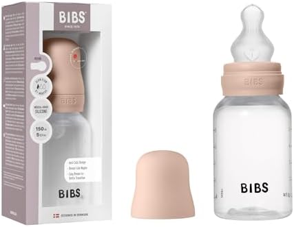 BIBS Plastic Baby Bottle, 150 ml, Silicone Nipple by BIBS