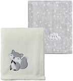 CREVENT 2Pcs 30''X40'' Cute Cozy Fluffy Warm Baby Blankets by CREVENT